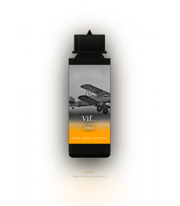 E-liquide Maison VIF — Vif et libre, saveur mangue passion citron vert 50ml prêt-à-booster
