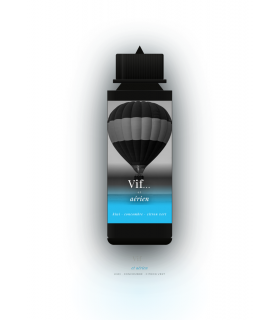E-liquide Maison VIF — Vif et aérien, saveur kiwi concombre citron vert 50ml prêt-à-booster