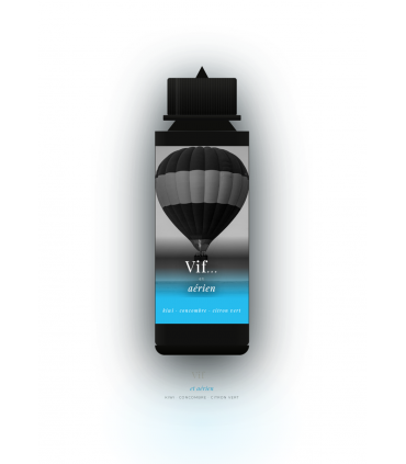 E-liquide Maison VIF — Vif et aérien, saveur kiwi concombre citron vert 50ml prêt-à-booster