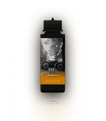 E-liquide Maison VIF — Vif et fougueux, saveur fraise basilic frais 50ml prêt-à-booster
